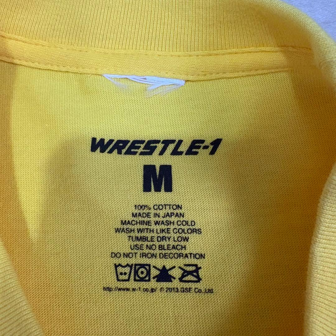 WRESTLE-1 JACKETS サイン　Tシャツ　黒潮イケメン二郎　プロレス