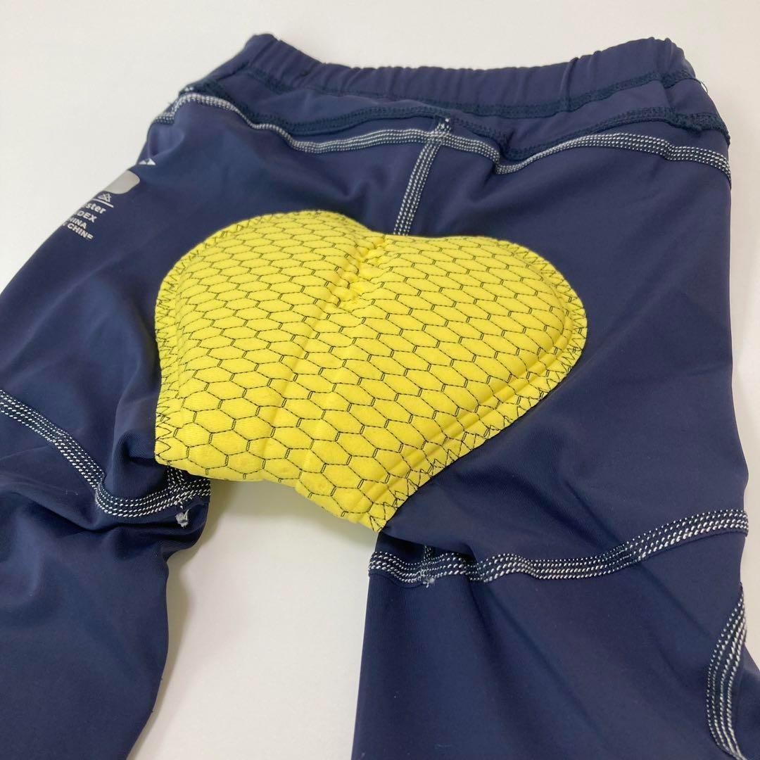 【新品】サイクルパンツ ２XL ネイビー×ホワイト ランバイク ストライダー