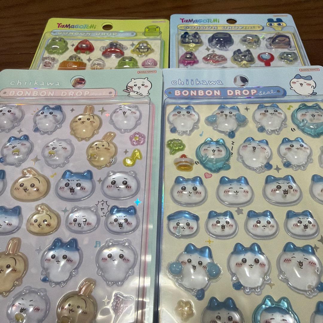 ボンボンドロップシール　たまごっち　ちいかわ　６枚セット　正規品