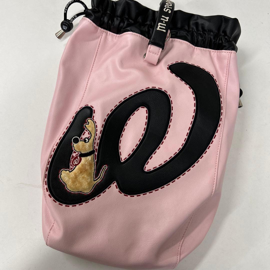 ミエコウエサコ M.U SPORTS ゴルフボストンバッグ シューズバッグ