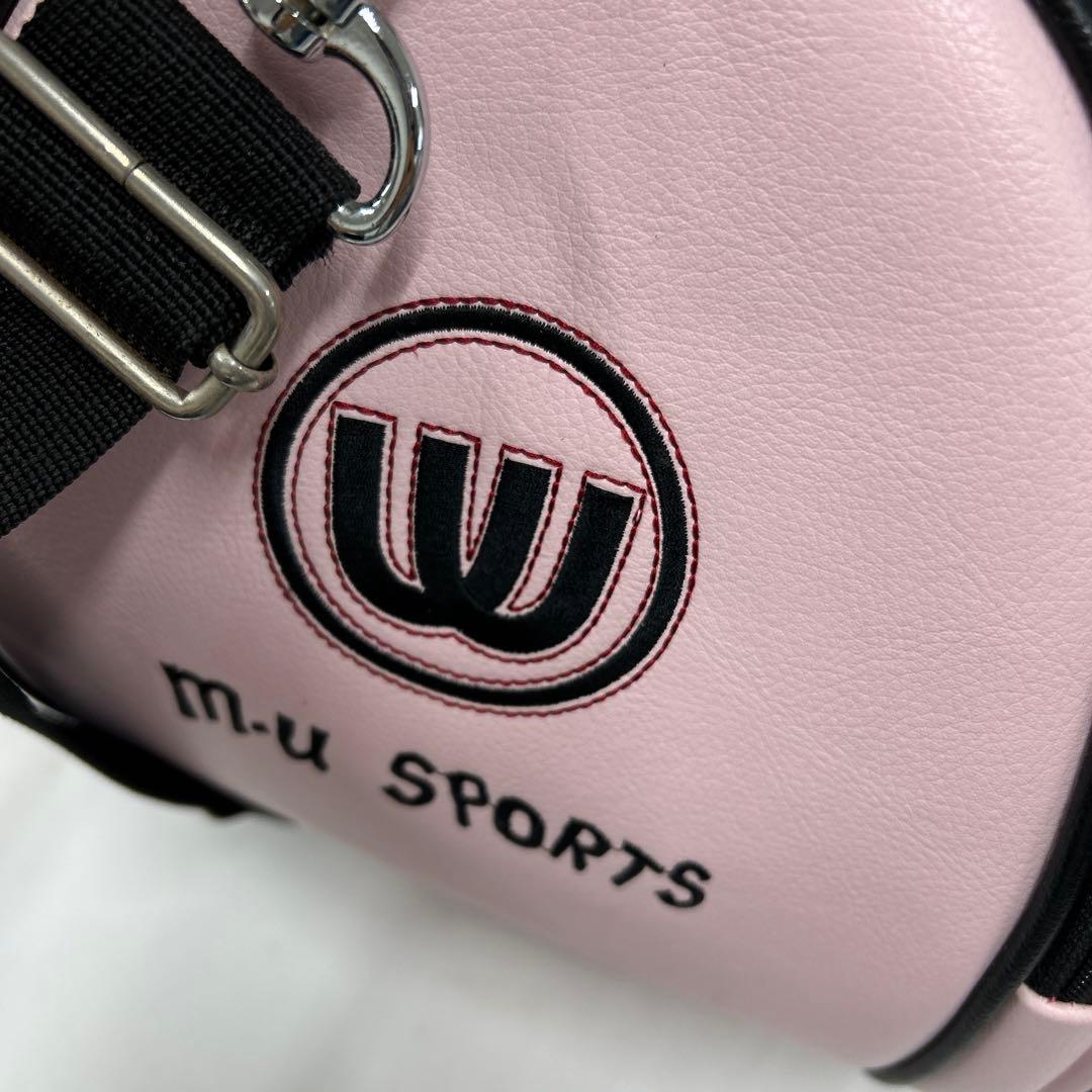 ミエコウエサコ M.U SPORTS ゴルフボストンバッグ シューズバッグ