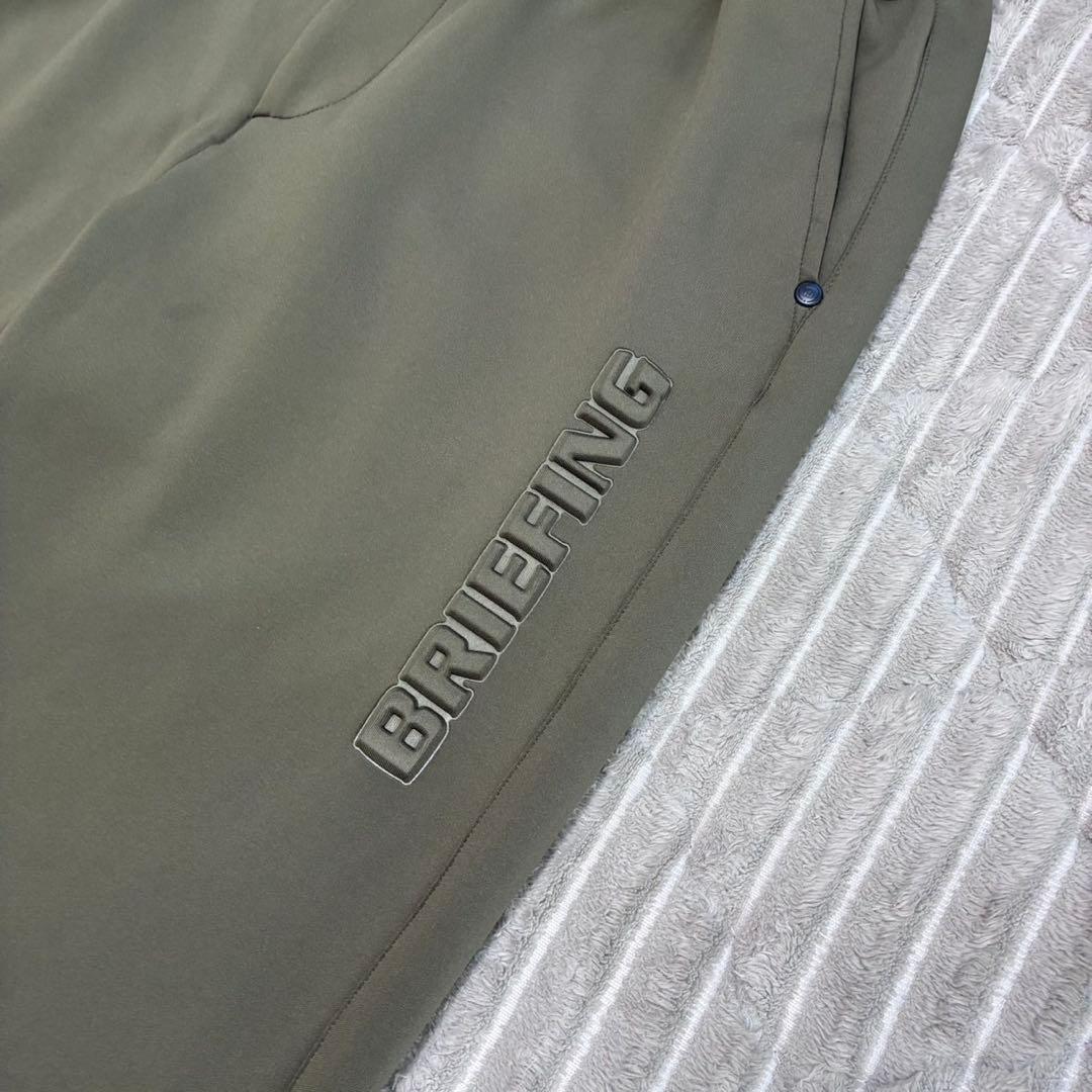BRIEFING MENS 3D LOGO SLIM PANTS グリーン L寸
