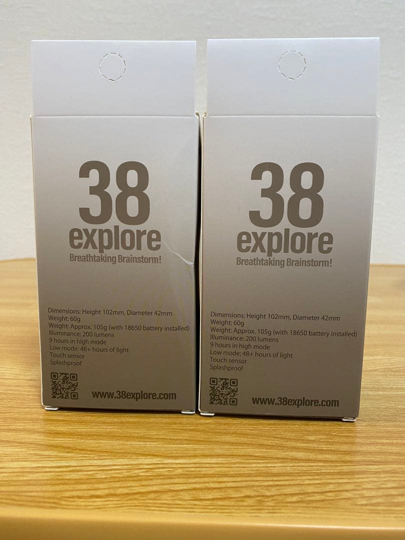 38explore 38灯　jerry's別注 ロゴ　2個