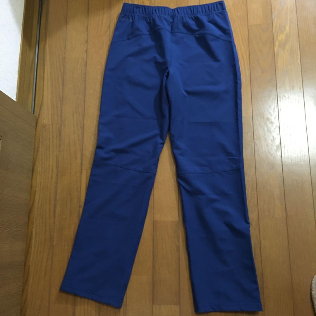 UNDER ARMOUR ジャージパンツ 下　レディースＭ　ネイビー/オレンジ