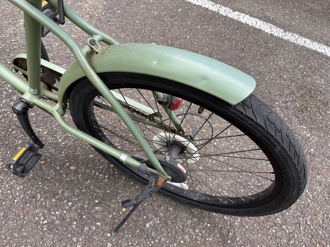 オリーブグリーン KBビーチクルーザー 自転車