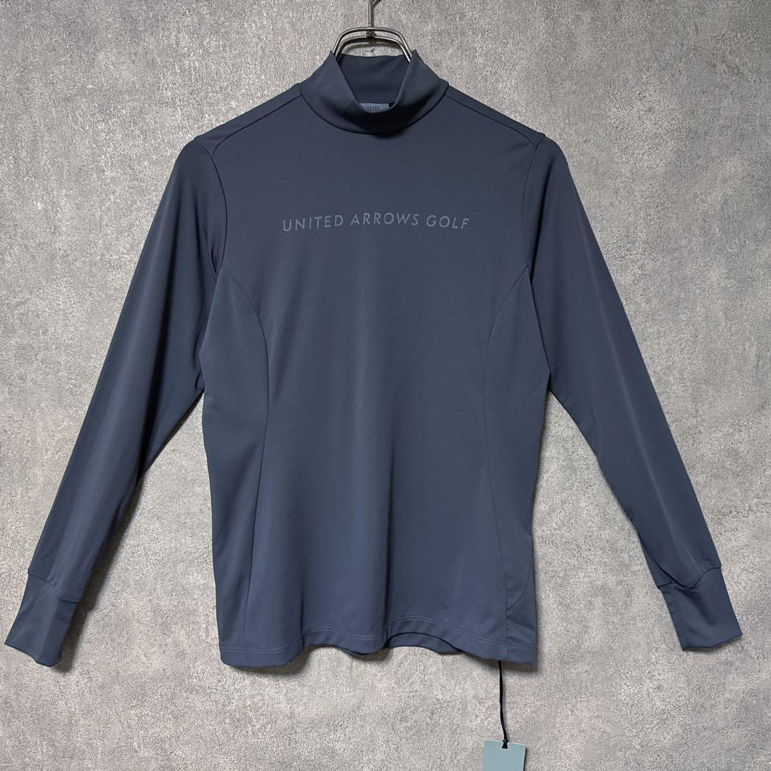 UNITED ARROWS GOLF モックネック 長袖 メンズ S グレー