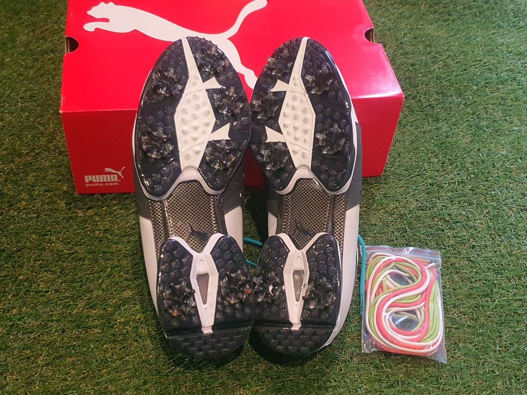 新品未使用 Puma プーマ ゴルフシューズ ホワイト/グレー 27.0cm
