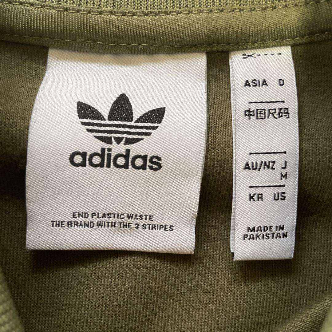 adidas トレフォイル トラックジャケット オリーブ ジャージ