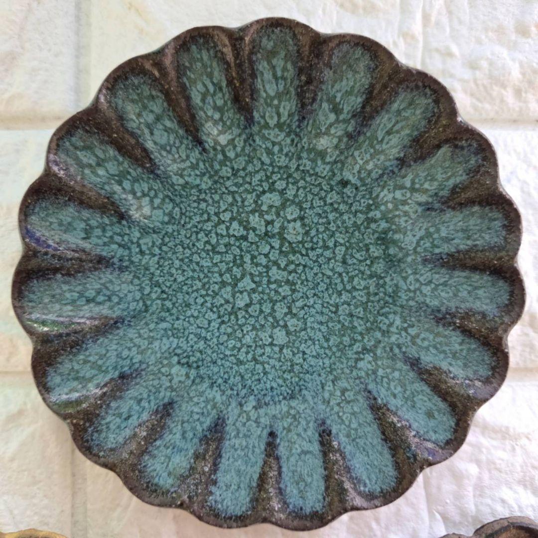 小澤基晴＊輪花＊4寸＊12cm＊小皿＊3枚セット【未使用】