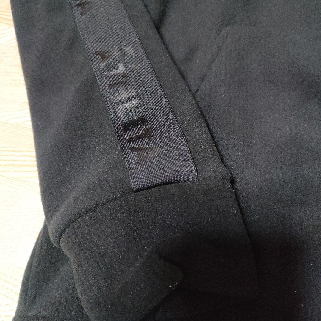 新品 ATHLETA アスレタ FUK-24 SW 裏起毛 上下 黒 L