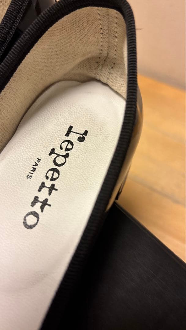 repetto レペット37 Noir エナメル　ブラック　黒