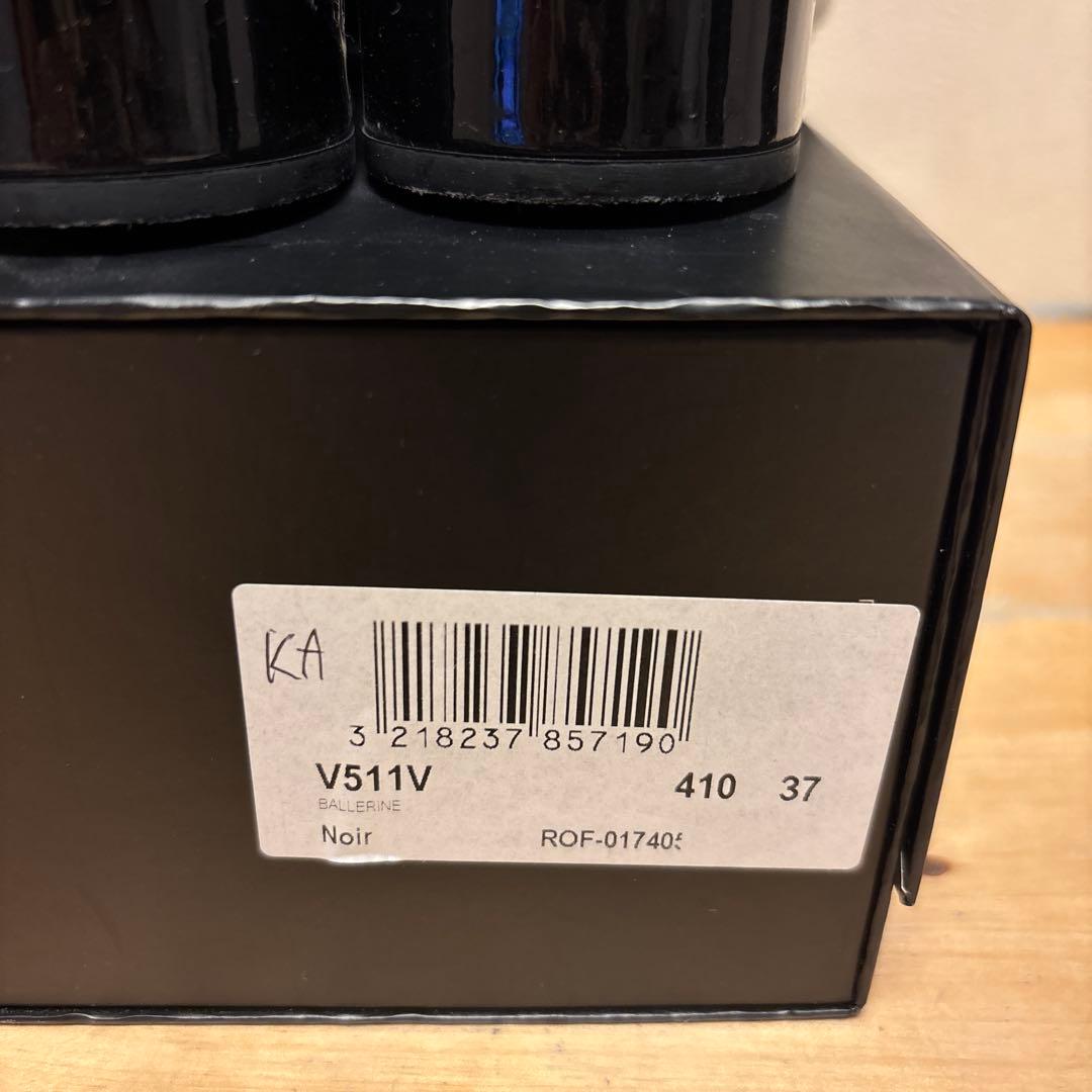repetto レペット37 Noir エナメル　ブラック　黒
