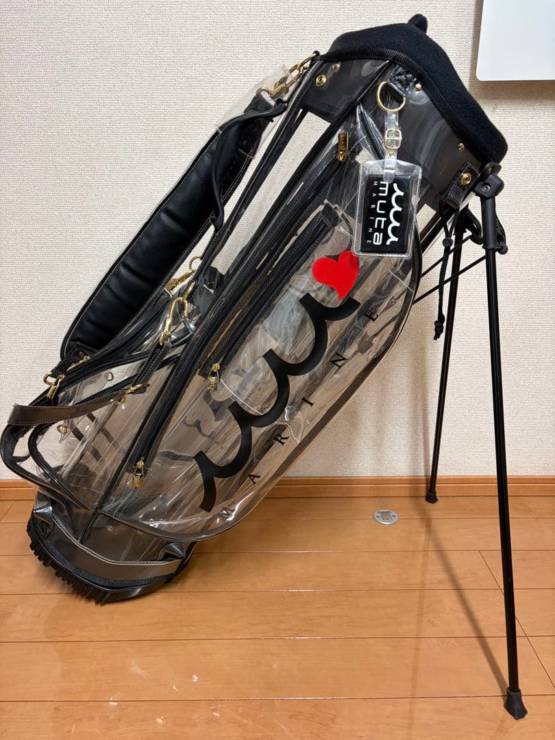 【美品】ムータ　muta キャディバック　クリア
