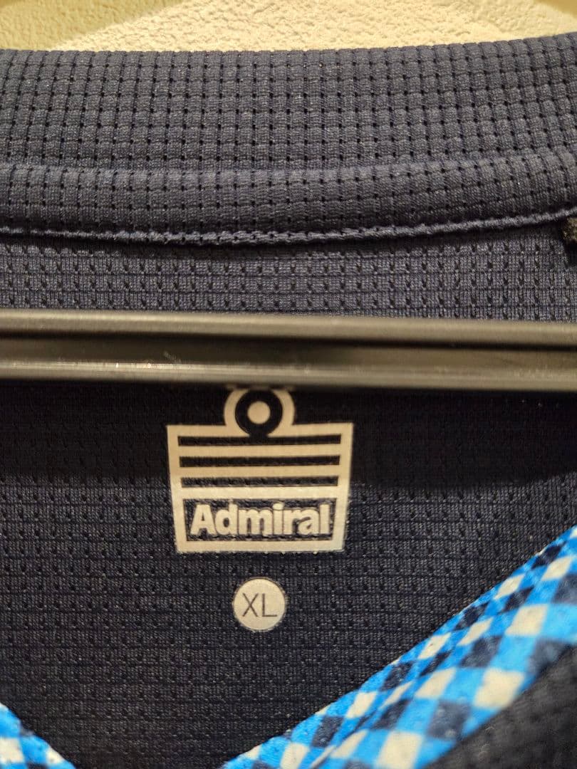 ジュビロ　Admiral サッカーシャツ YAMAHA XL ネイビー