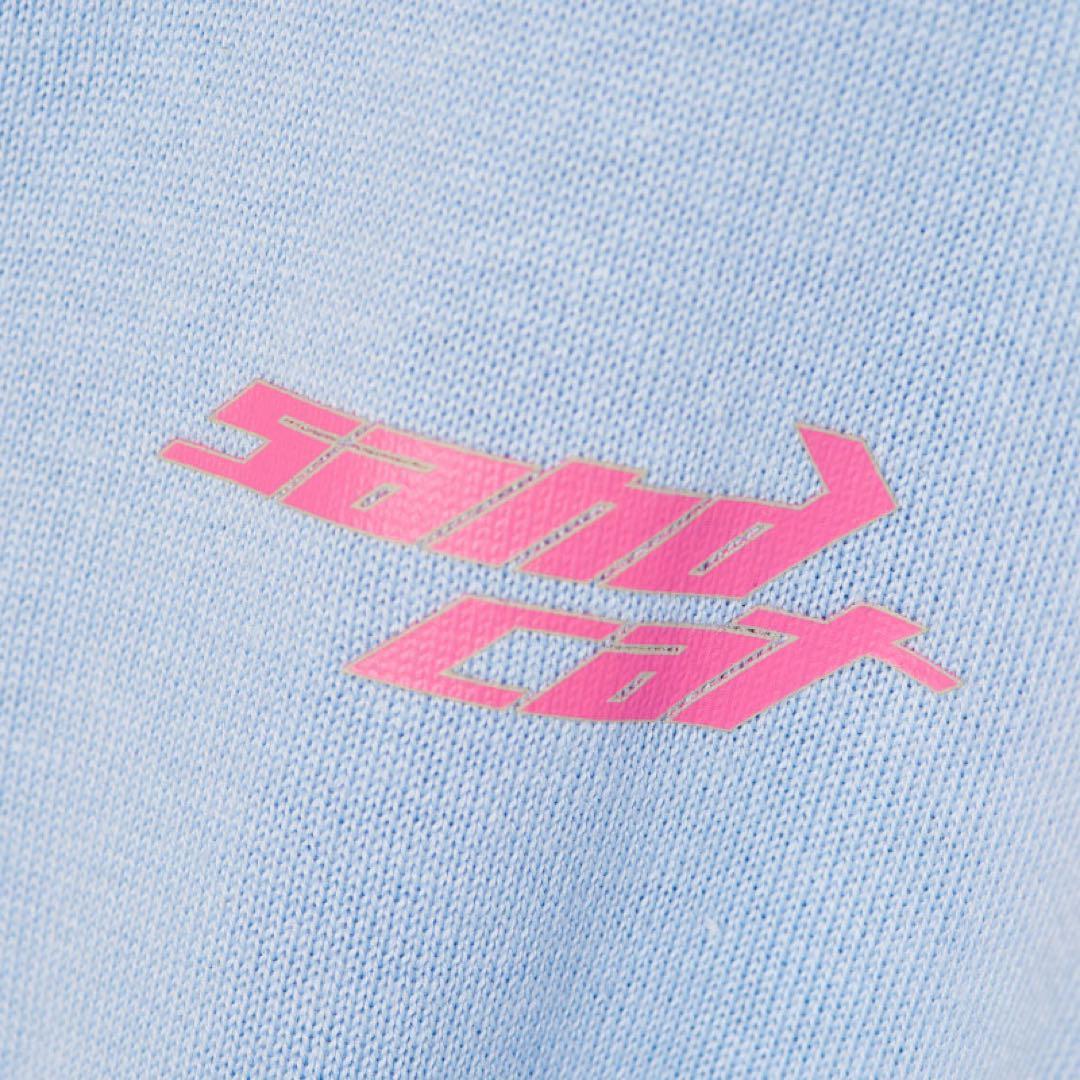 ずとまよ　Knit Polo Shirts (Light Blue)