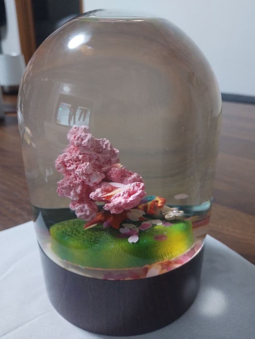 美品 大神 絶景版 限定特典 満開桜花玉 サクラドーム スノードーム