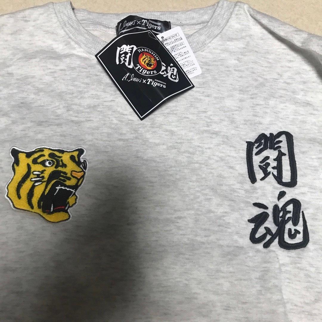 阪神タイガース XL アントニオ猪木 スウェット プロレス 刺繍 コラボ 長袖