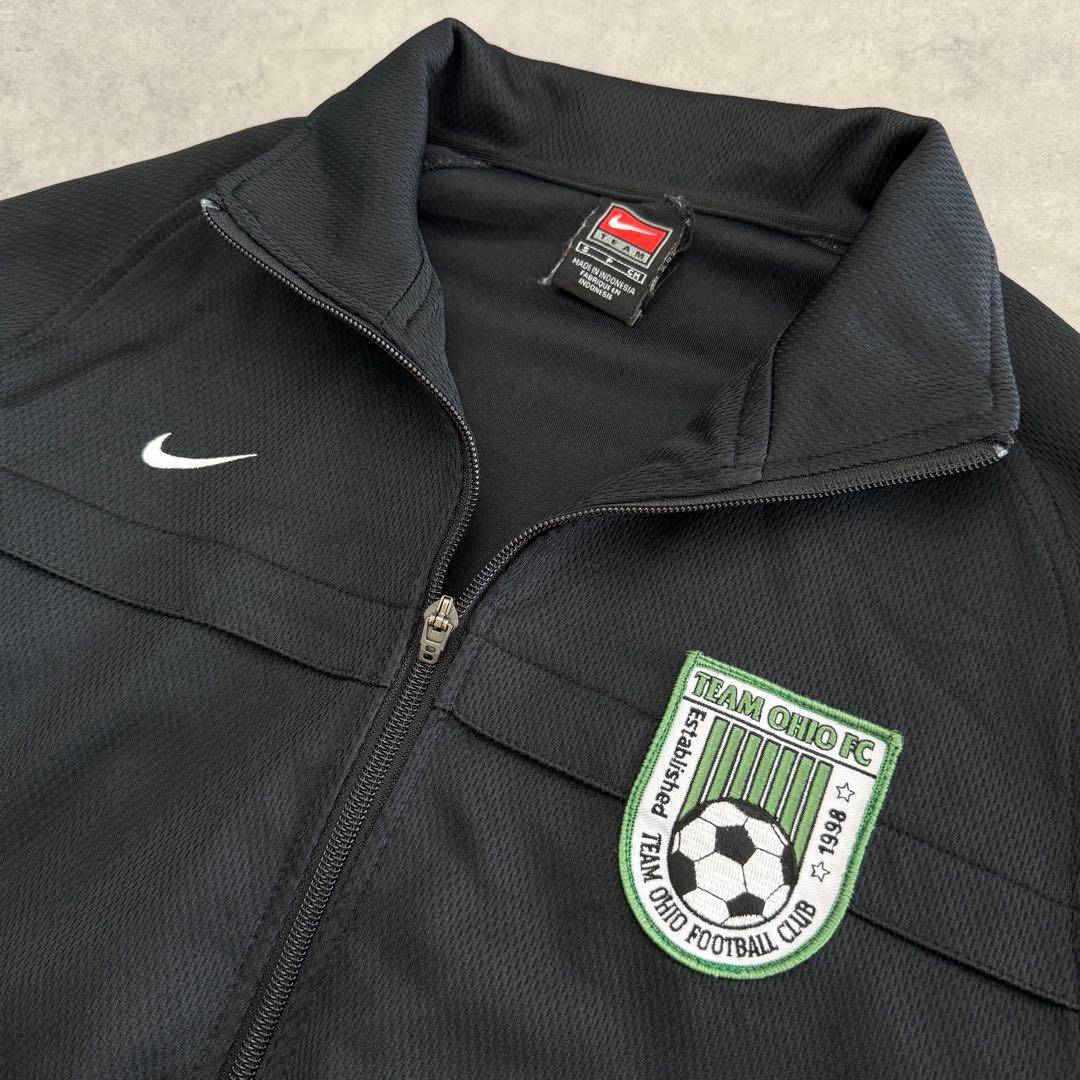 90s OLD NIKE ナイキ トラックジャケット ブラック×ホワイト S