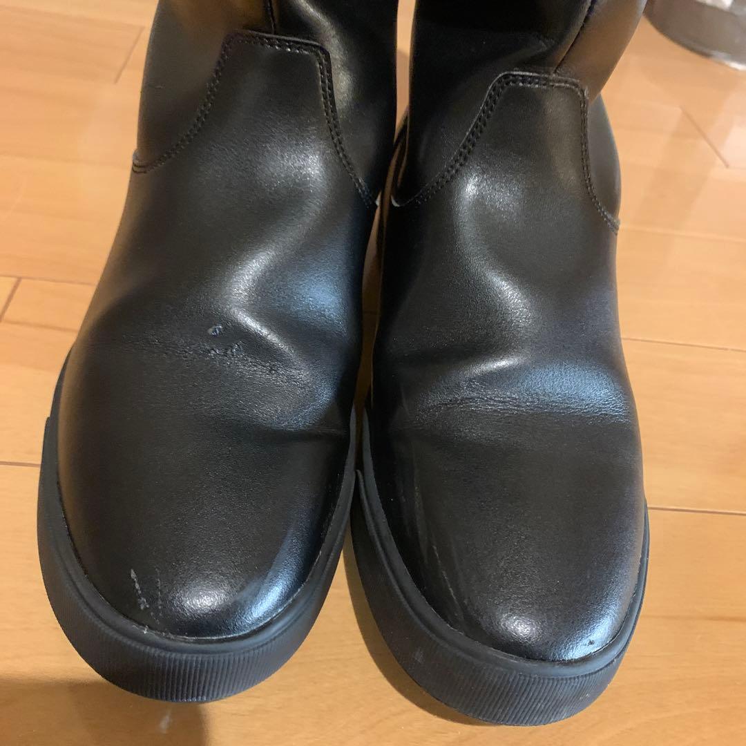 パーリーゲイツ　ビッグロゴロングブーツ　24.5〜25.0