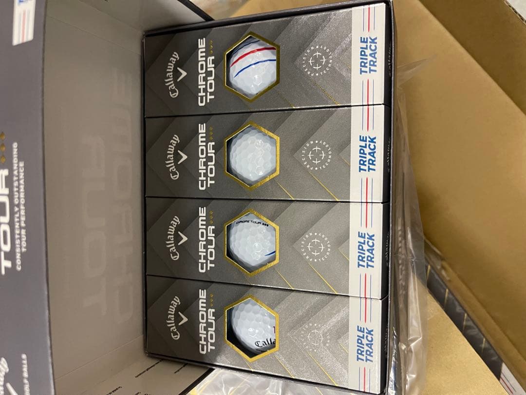 Callaway Chrome Tour ゴルフボール 5個入り5箱