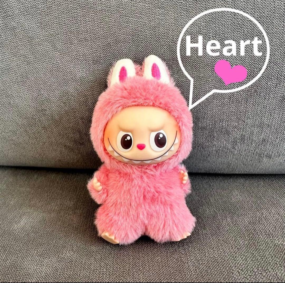 正規品 Labubu イニシャル ラブブ 【❤︎】ピンクハート シークレット