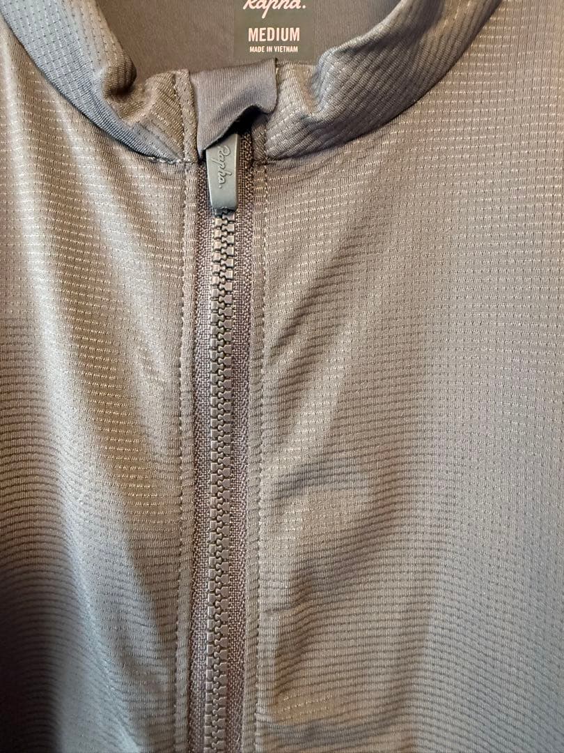 Rapha Medium グレー ピンク サイクリングジャージ　メンズ