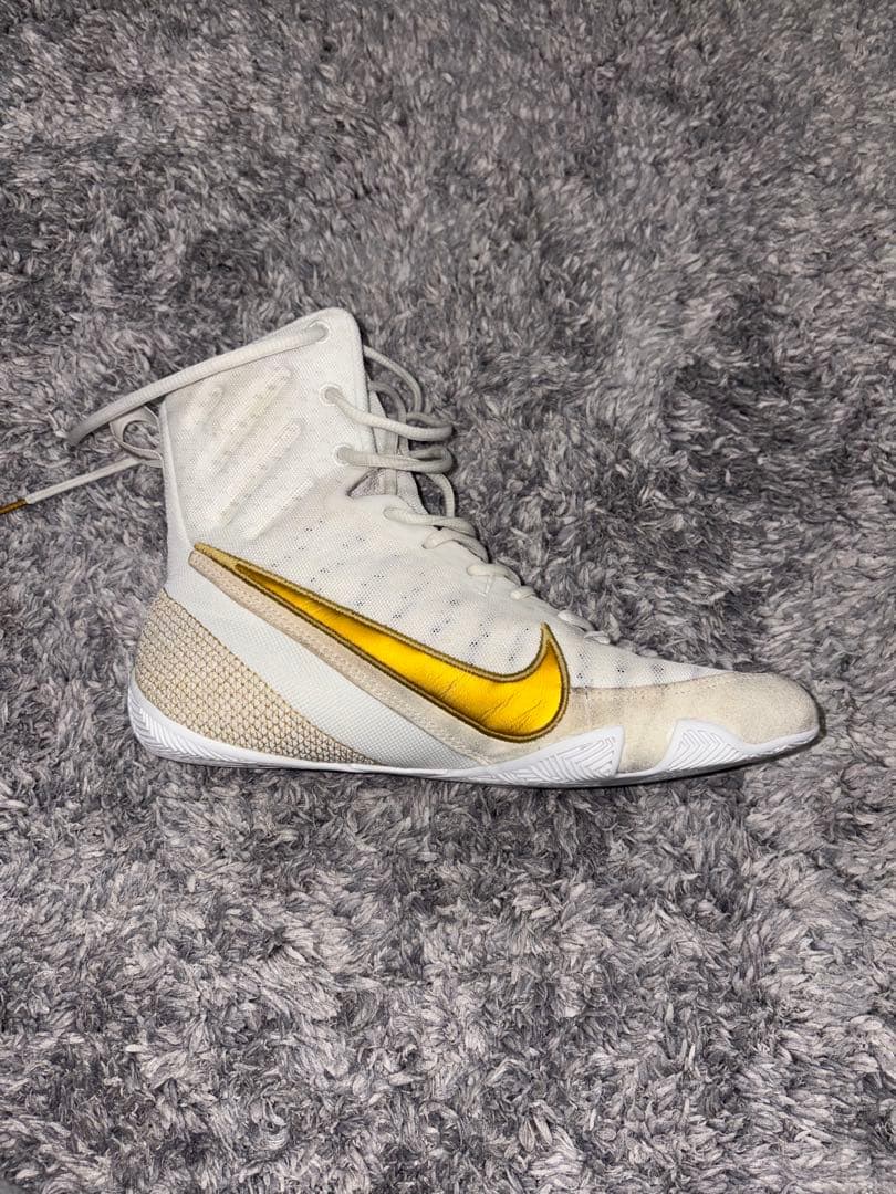 NIKE マチョマイ3【26㎝】　ボクシング シューズ　ホワイト/ゴールド