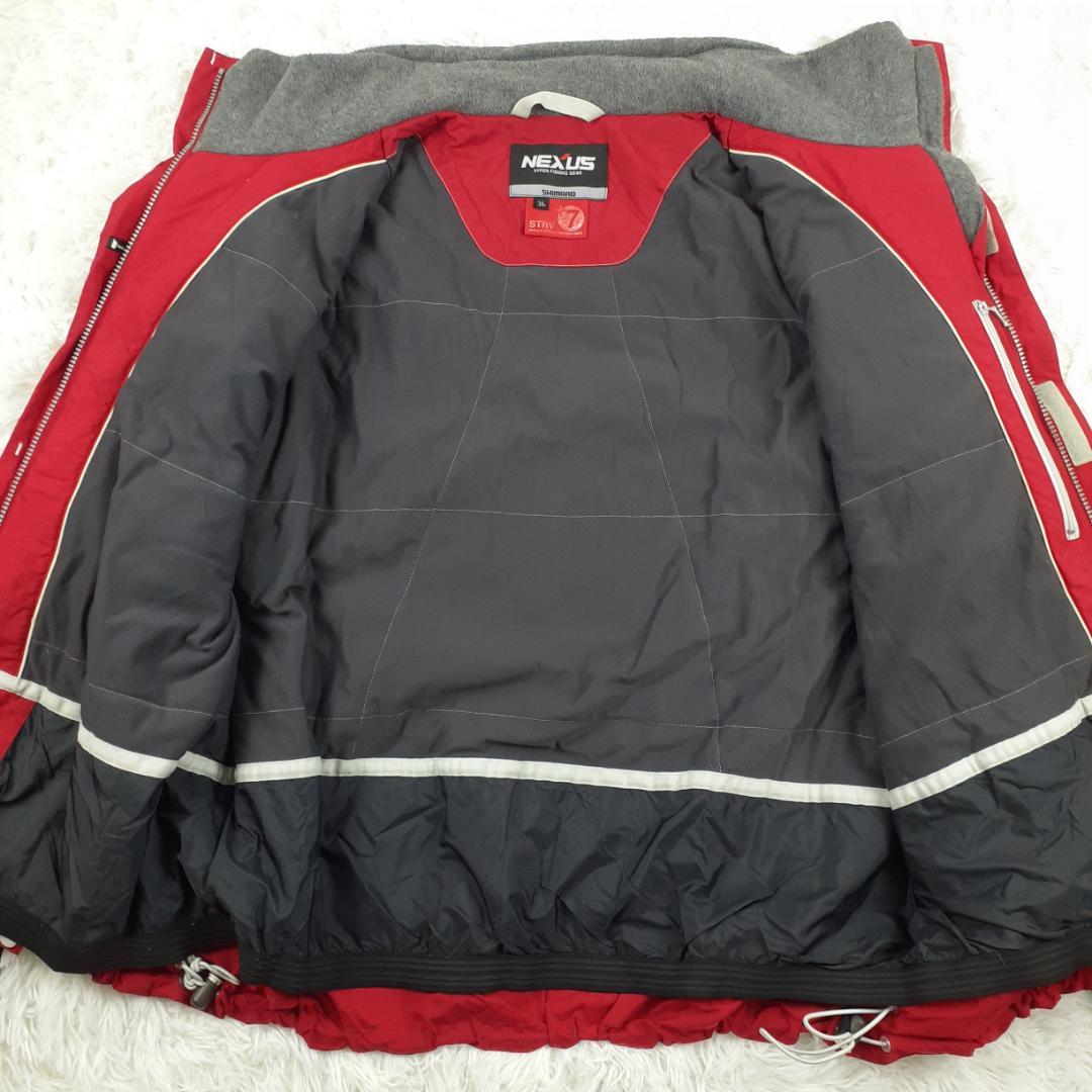 美品◎SHIMANO シマノ フィッシングウェア 赤 GORE-TEX 防水
