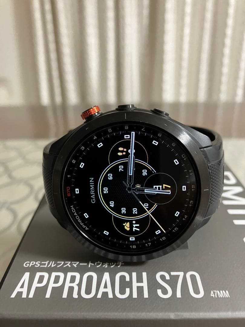 オタク様【美品】GARMIN APPROACH S70 ブラック