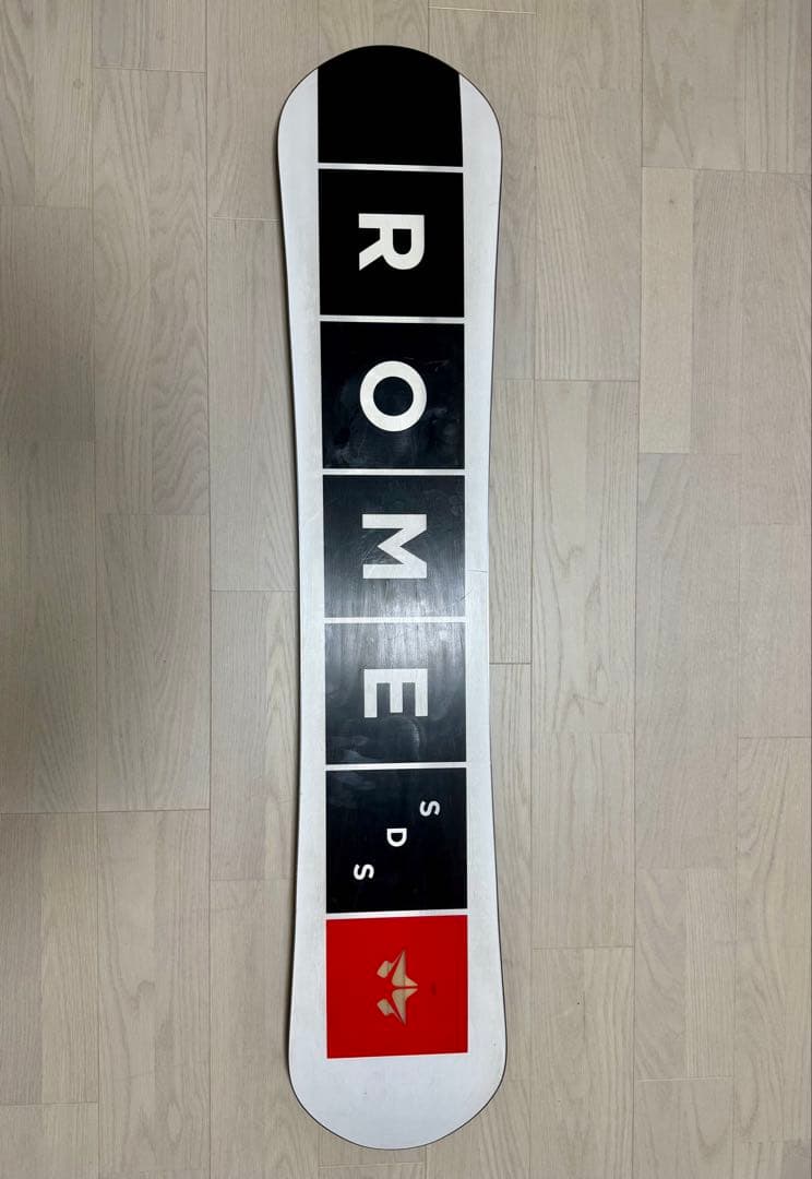 ROME スノーボード ブラック ホワイト