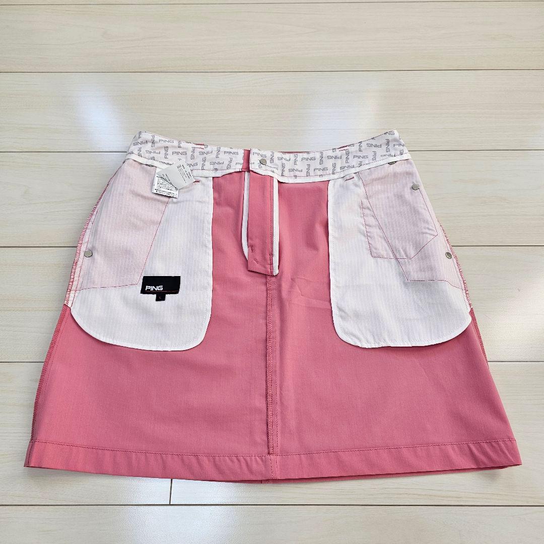 サイズL❤新品 PING レディース シャツ スカート 上下セット セットアップ