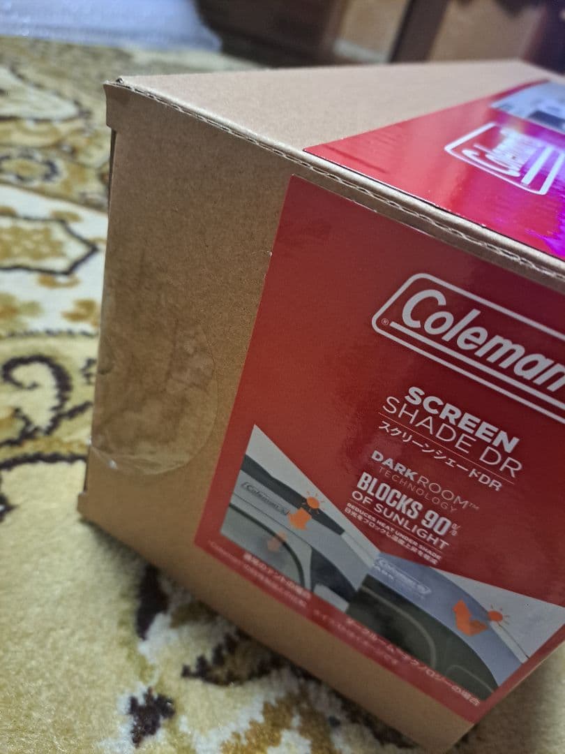 【新品未使用】ColemanスクリーンシェードDR　（限定色:ゼンブルー）