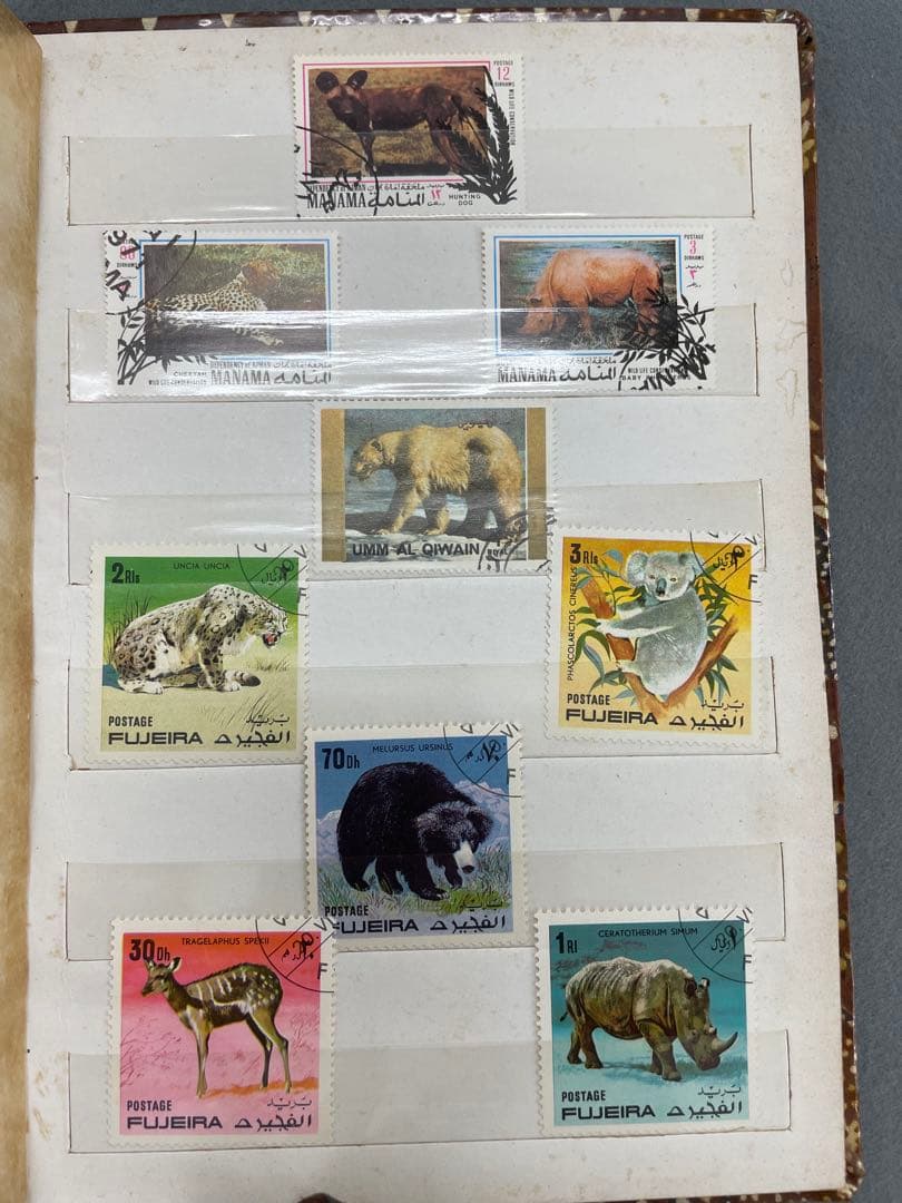 【希少•ヴィンテージ】海外切手 1960-70年代 動物・恐竜 大量まとめ売り