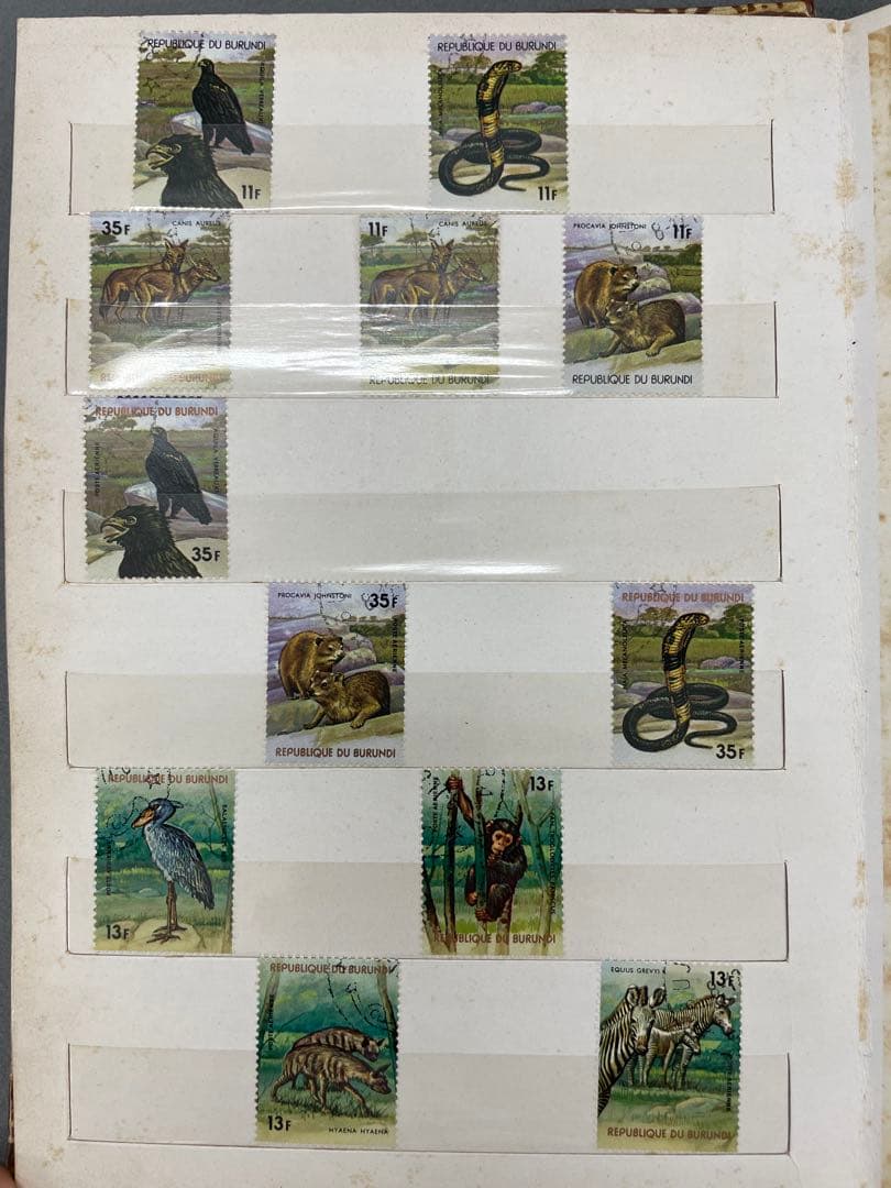 【希少•ヴィンテージ】海外切手 1960-70年代 動物・恐竜 大量まとめ売り