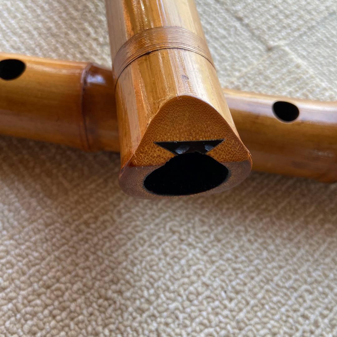 172 尺八　一尺八寸管　銘竹風ニ印