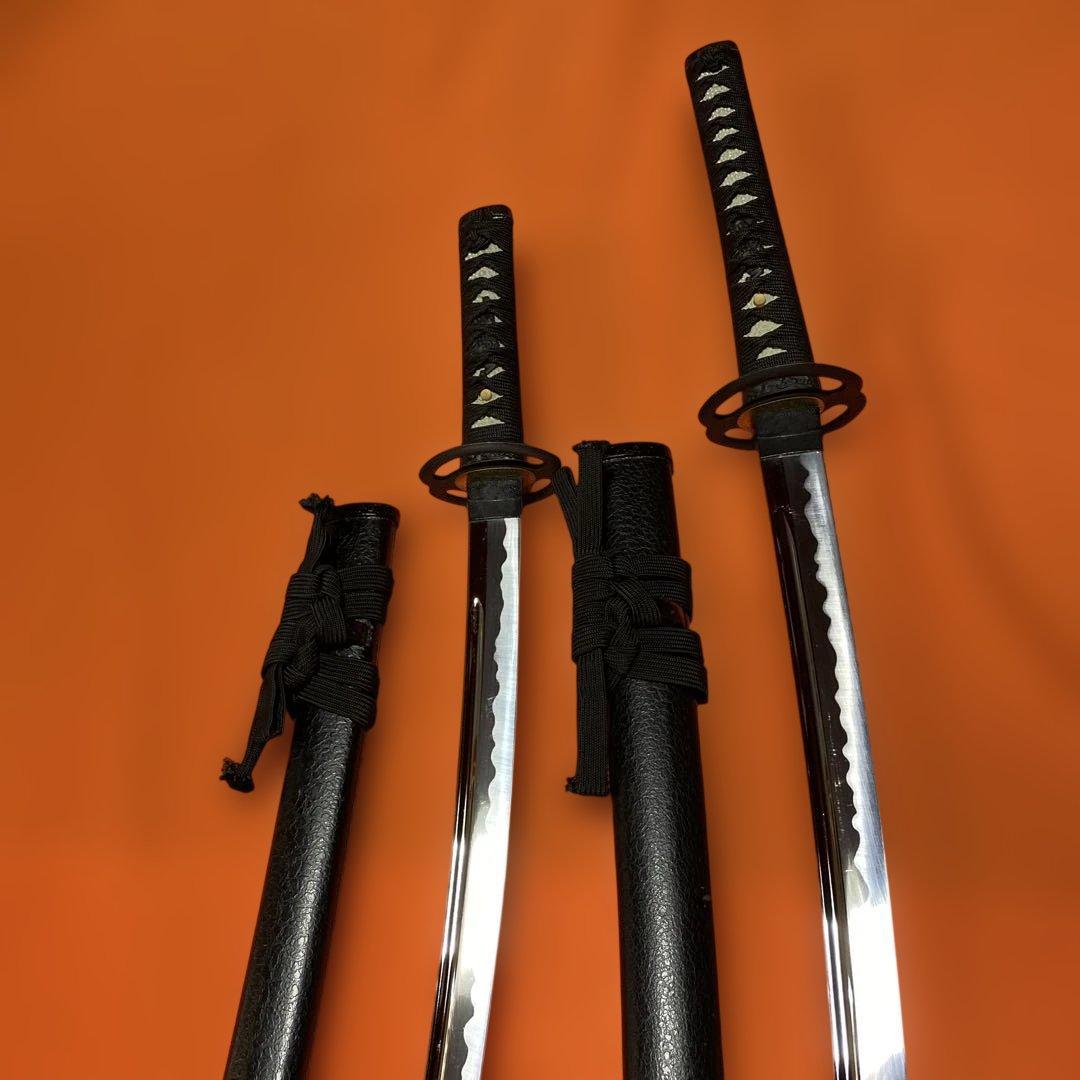 高級模造刀(居合刀)大小２本 宮本武蔵拵え