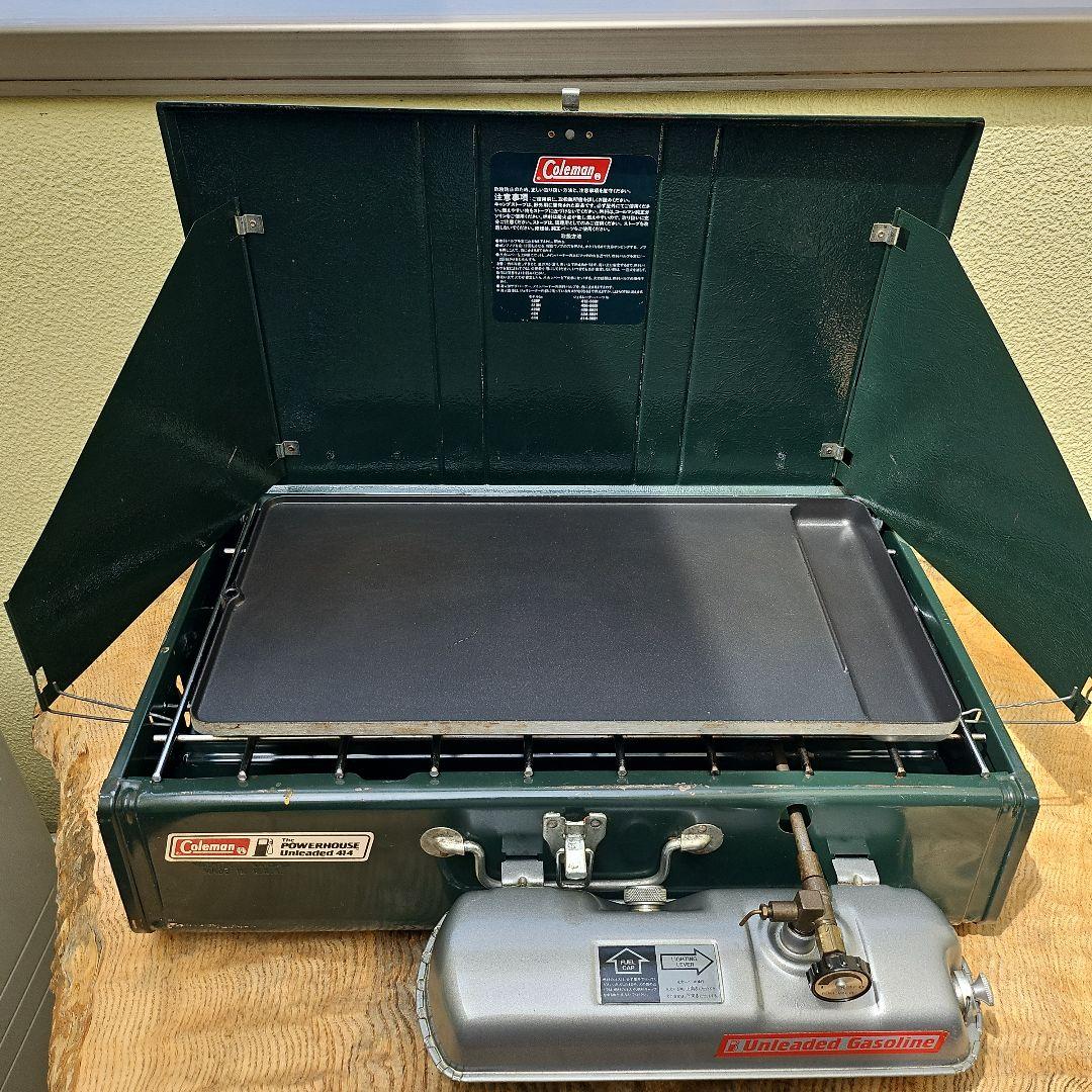 Coleman 414 ツーバーナーコンロ 無鉛ガソリン