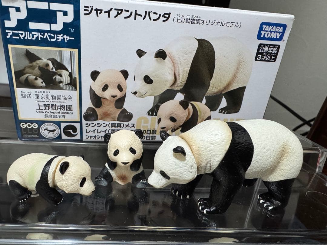 上野動物園オリジナルモデル　アニア　ジャイアントパンダ　フィギュア