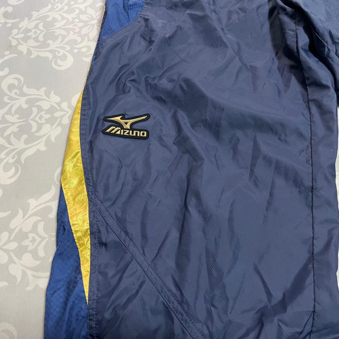 ミズノプロ ウインドブレーカー 上下セット XO 紺×金/Mizuno Pro