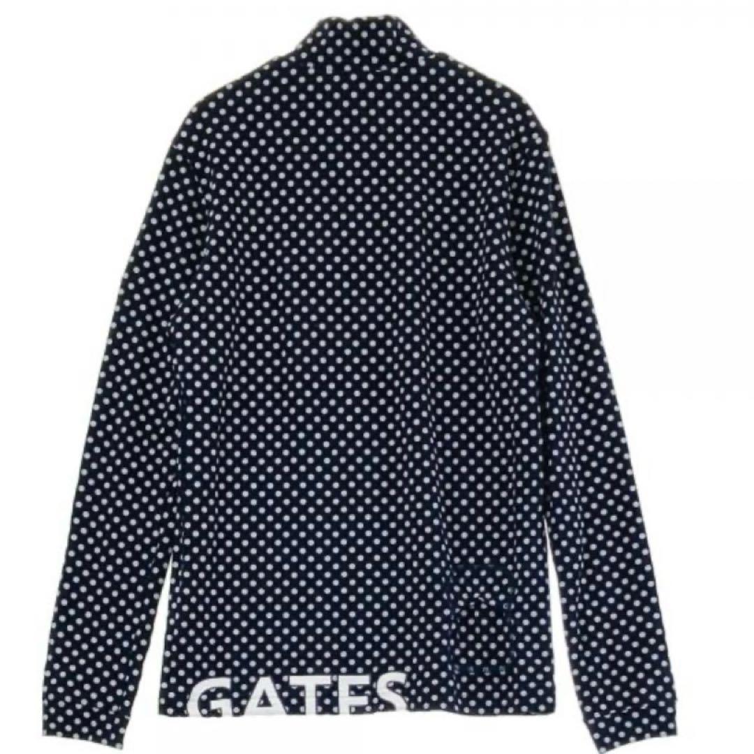 PEARLY GATES パーリーゲイツ ハーフジップ 長袖Tシャツ ドット柄