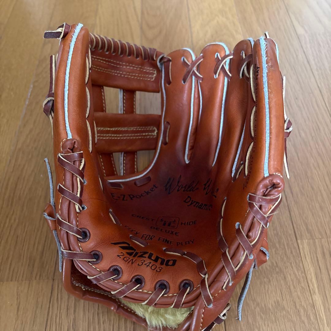Mizuno 軟式グローブ F WIDE ブラウン