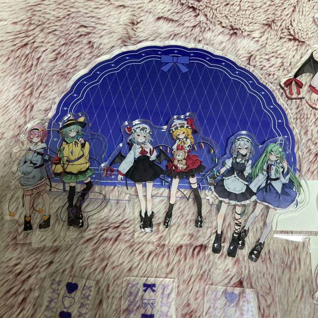 BOOKOFF東方プロジェクト　アクリルスタンド 6点セット キャラクターグッズ