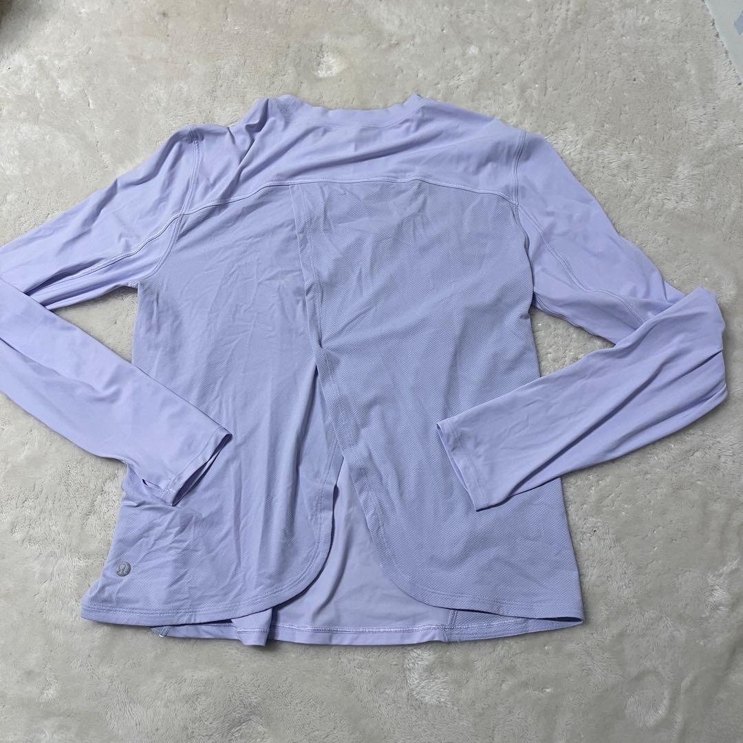 メッシュパネル ランニ ング長袖　lululemon ルルレモン