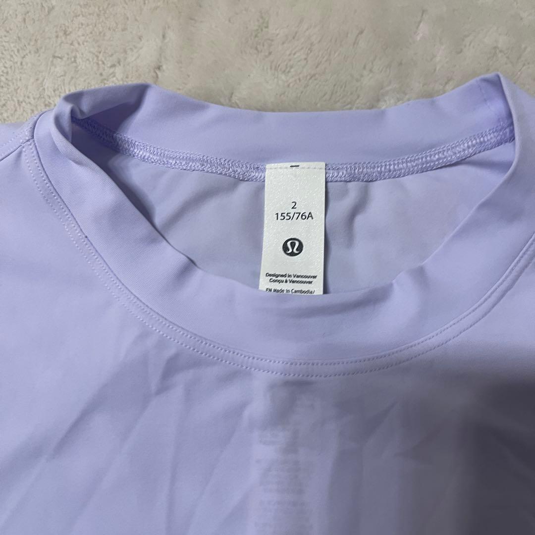 メッシュパネル ランニ ング長袖　lululemon ルルレモン