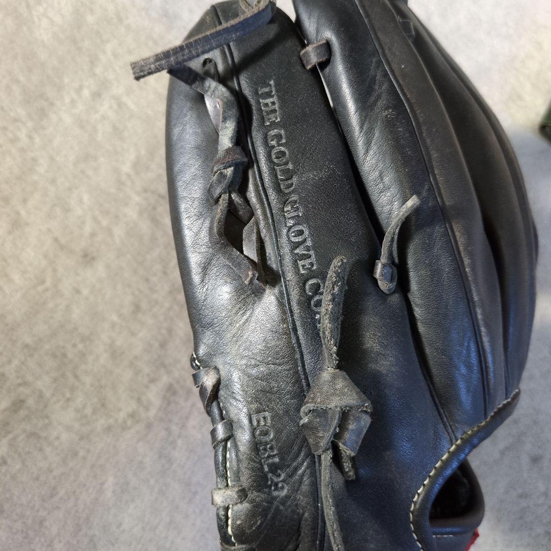 軟式グラブ　ブラック　ローリングス　内野手　オールラウンド　野球　ソフトボール