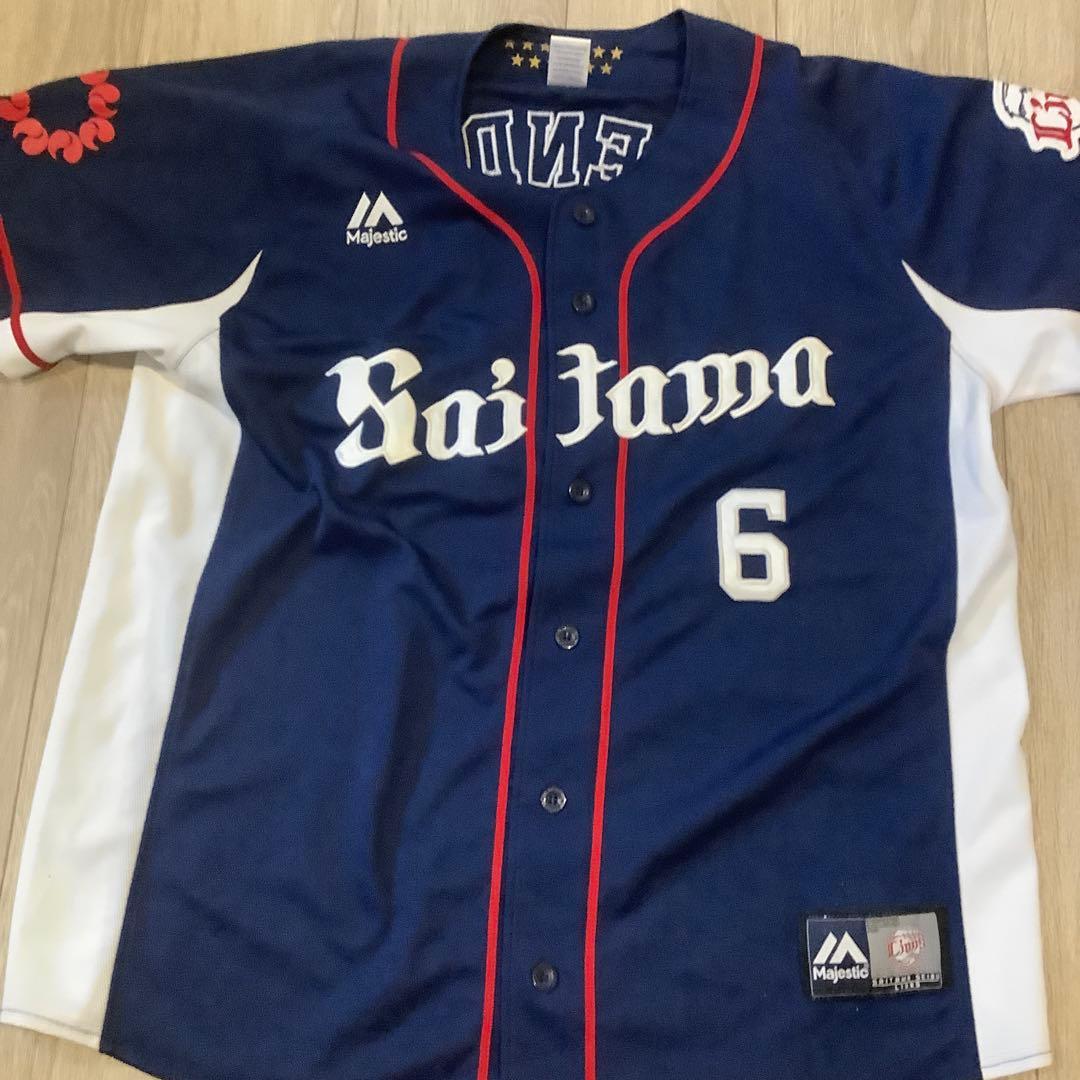 埼玉西武ライオンズ　源田壮亮　ビジターユニフォーム　Lサイズ