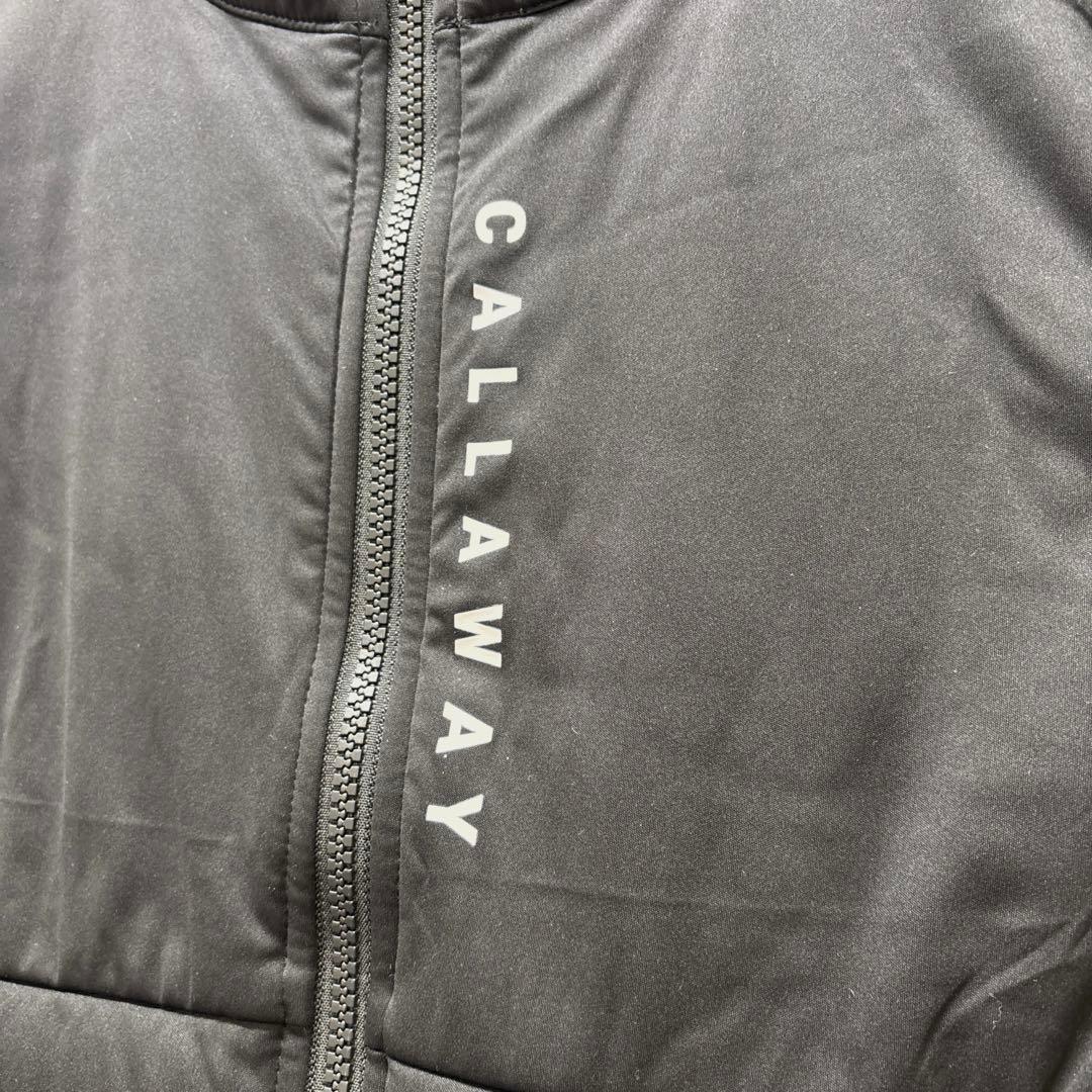 Callaway ゴルフウェア レディース　ダブルジッパー　ベスト　ホワイト　黒