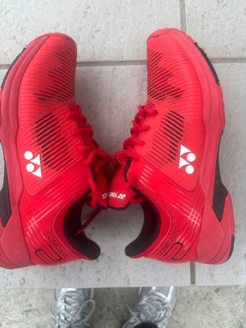 YONEX Sonicage レッド テニスシューズ ソニケージ2 24.5cm