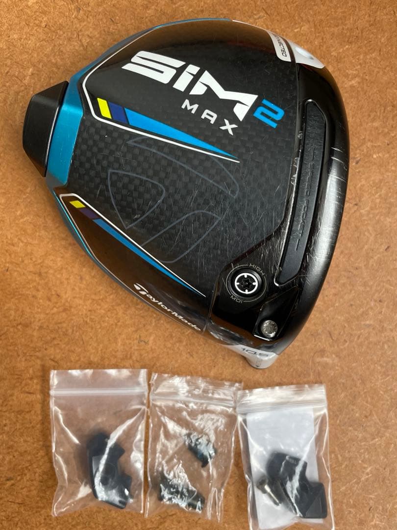 TaylorMade SIM2 MAXドライバー10.5度※可変ウエスト4個付き