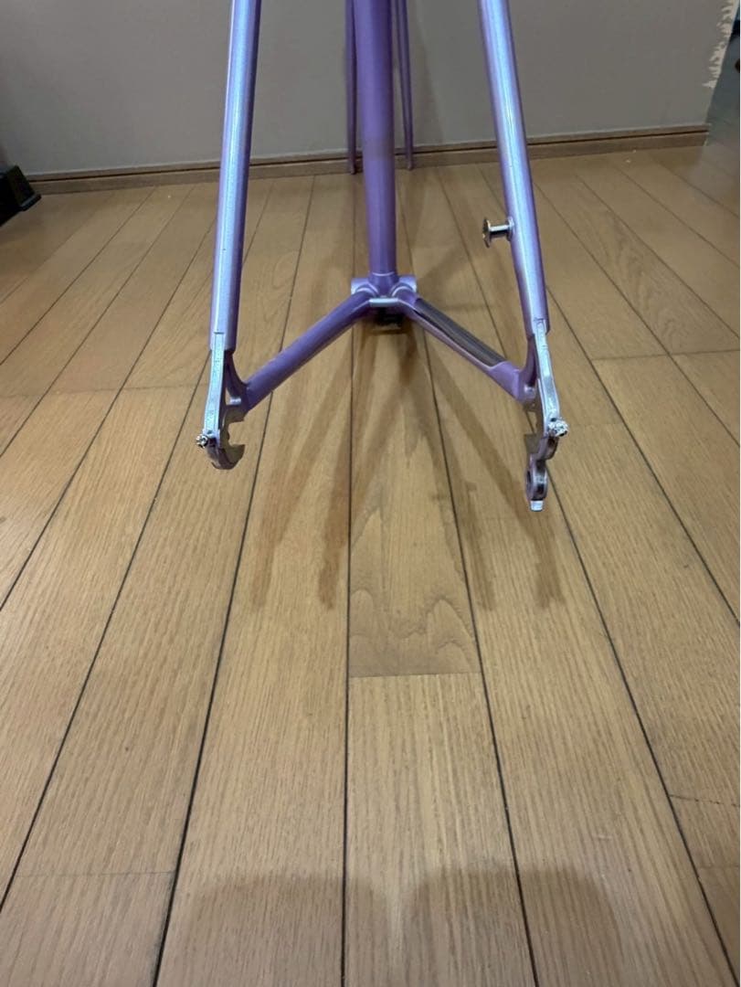 未使用品ビンテージ　ニシキ★クロモリロードフレーム100×126mmランドナー